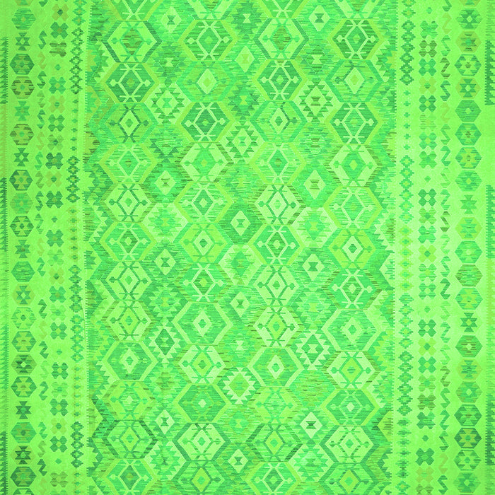 Southwestern Green Country Rug, con627grn