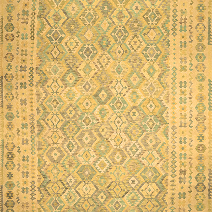 Machine Washable Southwestern Brown Country Rug, wshcon627brn