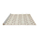 Serging Thickness of Machine Washable Contemporary Blonde Beige Rug, wshcon628