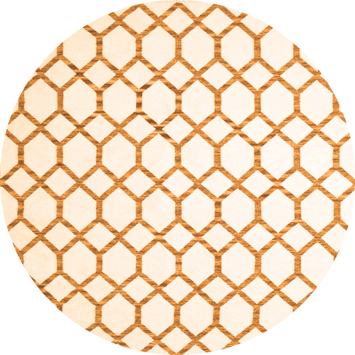 Machine Washable Terrilis Orange Contemporary Area Rugs, wshcon628org