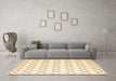 Machine Washable Terrilis Brown Contemporary Rug in a Living Room,, wshcon628brn