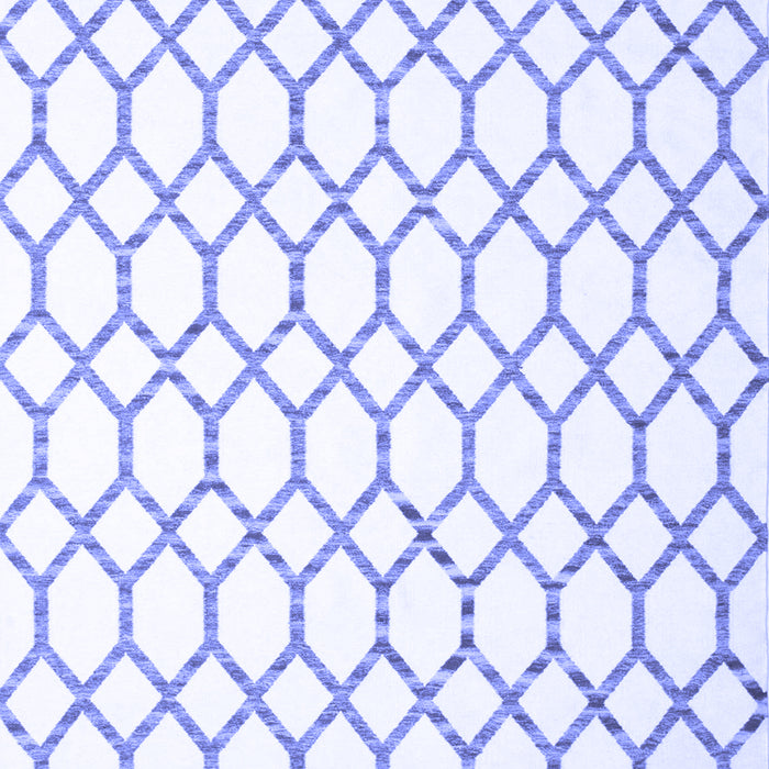 Machine Washable Terrilis Blue Contemporary Rug, wshcon628blu