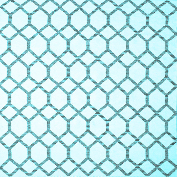 Square Terrilis Light Blue Contemporary Rug, con628lblu