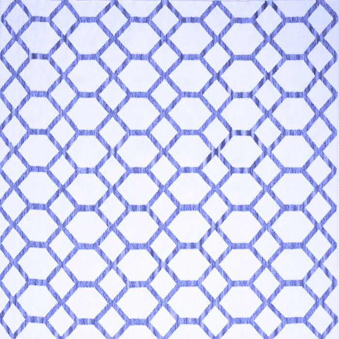 Square Terrilis Blue Contemporary Rug, con628blu