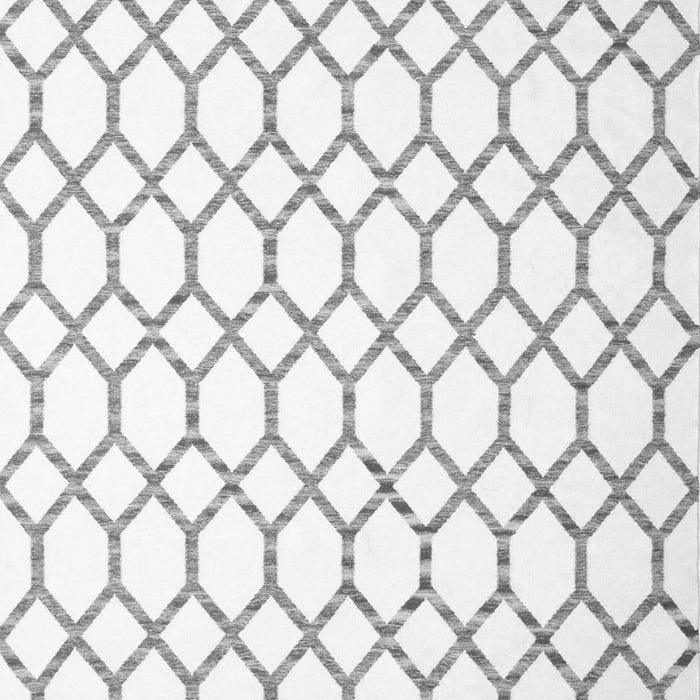 Serging Thickness of Machine Washable Terrilis Gray Contemporary Rug, wshcon628gry