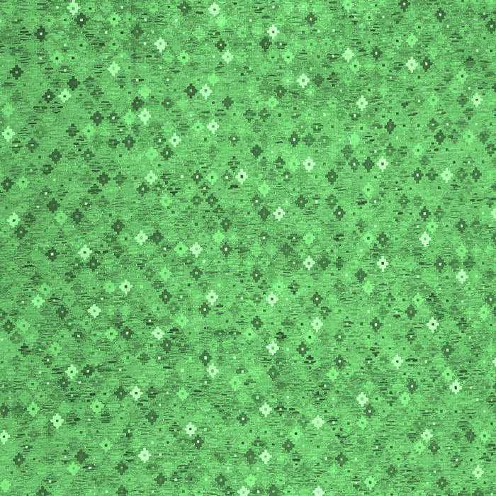 Southwestern Emerald Green Country Rug, con629emgrn