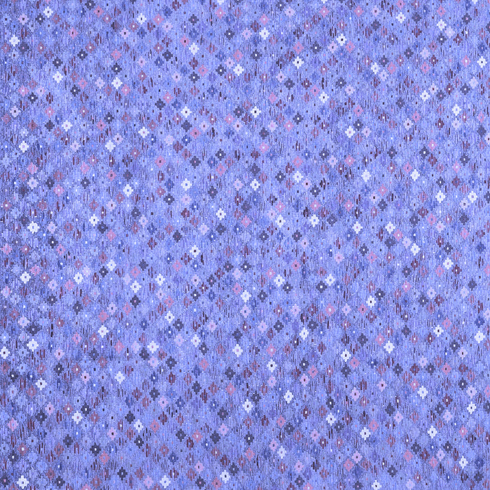 Square Southwestern Blue Country Rug, con629blu