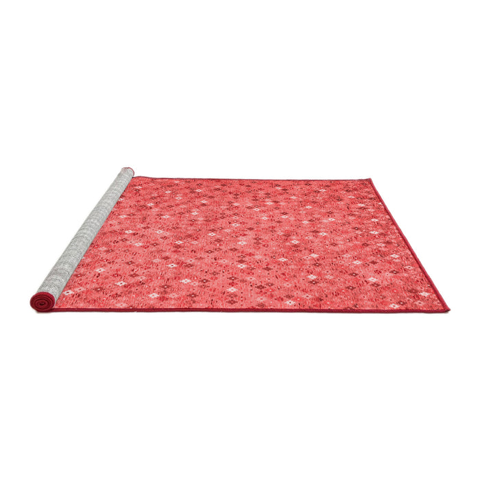 Country Red Washable Rugs
