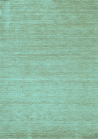 Solid Light Blue Modern Rug, con62lblu