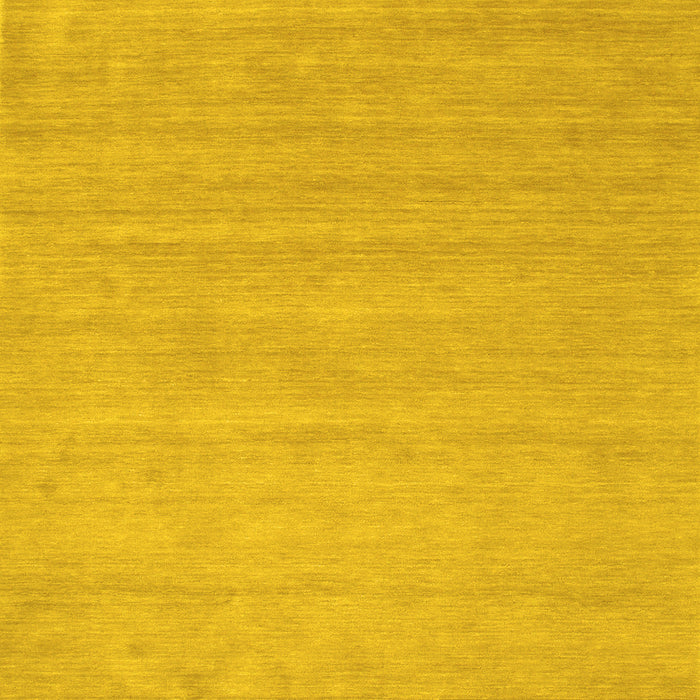 Machine Washable Solid Yellow Modern Rug, wshcon62yw