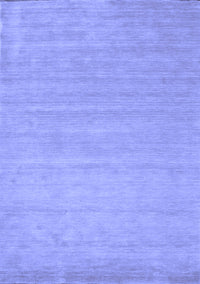 Solid Blue Modern Rug, con62blu