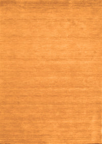 Solid Orange Modern Rug, con62org