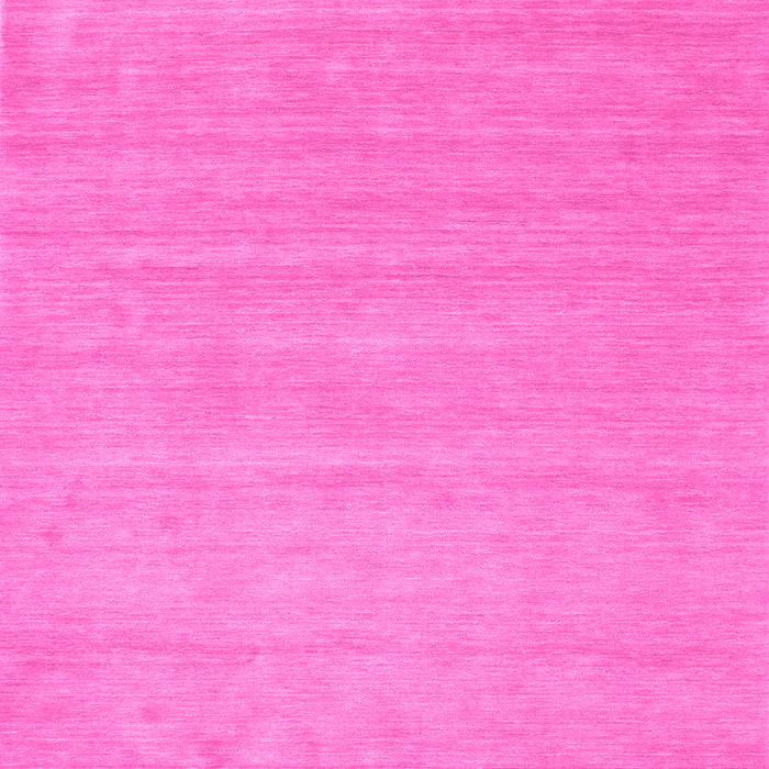 Machine Washable Solid Pink Modern Rug, wshcon62pnk