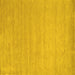 Square Solid Yellow Modern Rug, con62yw