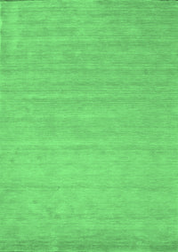 Solid Emerald Green Modern Rug, con62emgrn