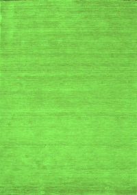 Solid Green Modern Rug, con62grn