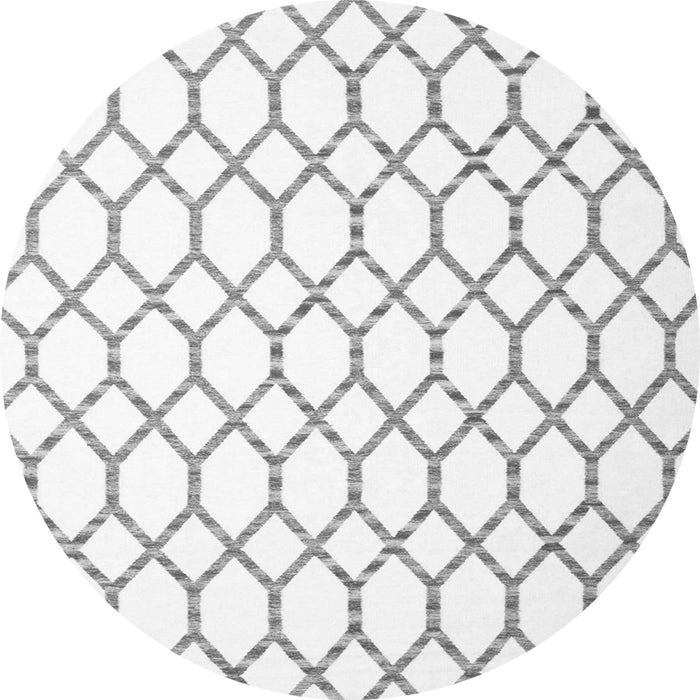 Square Terrilis Gray Contemporary Rug, con630gry