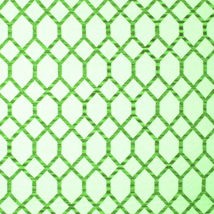 Serging Thickness of Terrilis Green Contemporary Rug, con630grn