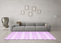 Machine Washable Terrilis Purple Contemporary Rug, wshcon630pur