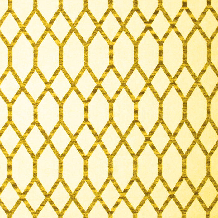Machine Washable Terrilis Yellow Contemporary Rug, wshcon630yw
