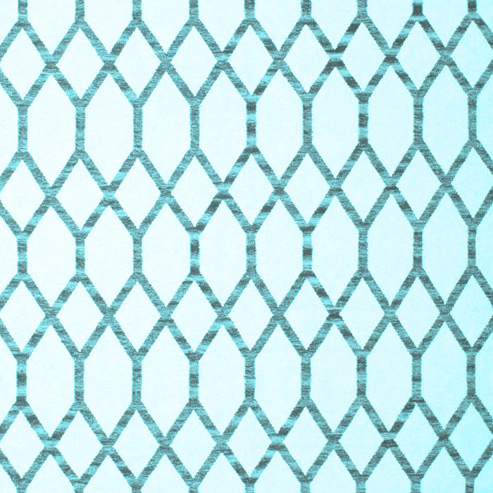 Terrilis Light Blue Contemporary Rug, con630lblu