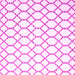 Square Machine Washable Terrilis Pink Contemporary Rug, wshcon630pnk