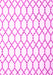 Machine Washable Terrilis Pink Contemporary Rug, wshcon630pnk