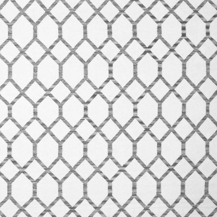 Round Machine Washable Terrilis Gray Contemporary Rug, wshcon630gry