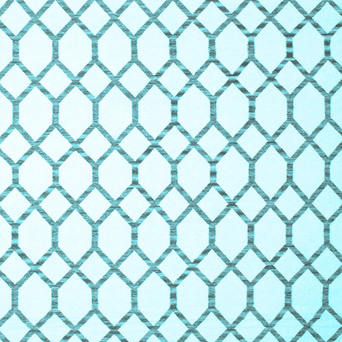 Square Terrilis Light Blue Contemporary Rug, con630lblu