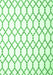 Machine Washable Terrilis Emerald Green Contemporary Area Rugs, wshcon630emgrn