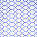 Square Machine Washable Terrilis Blue Contemporary Rug, wshcon630blu