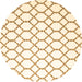 Round Terrilis Brown Contemporary Rug, con630brn