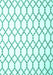 Machine Washable Terrilis Turquoise Contemporary Area Rugs, wshcon630turq