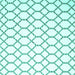 Square Machine Washable Terrilis Turquoise Contemporary Area Rugs, wshcon630turq