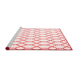 Contemporary Red Washable Rugs