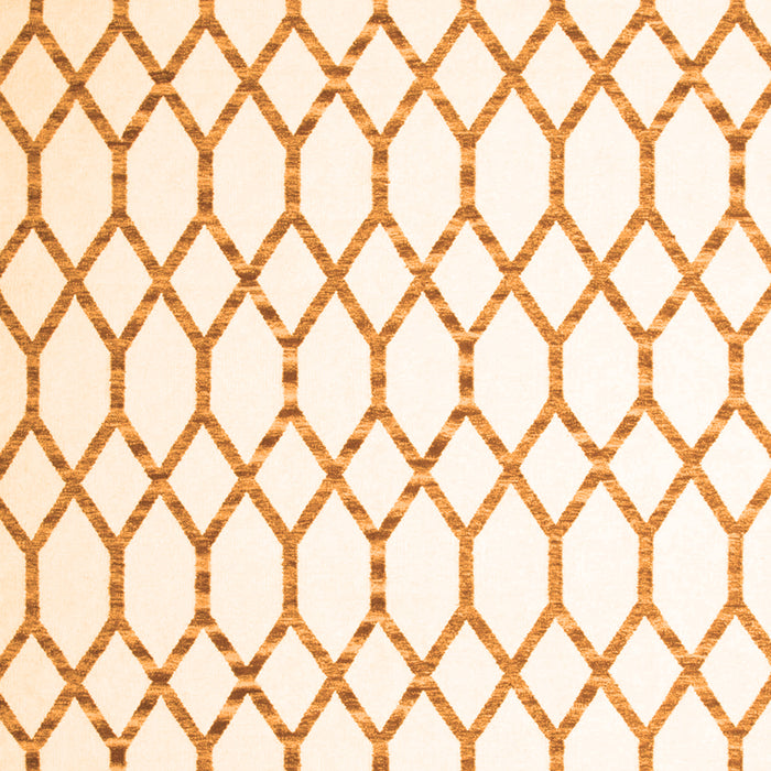 Terrilis Orange Contemporary Rug, con630org