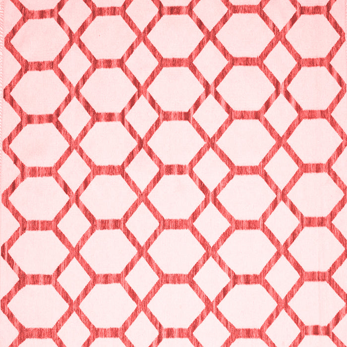 Machine Washable Terrilis Red Contemporary Rug, wshcon631red