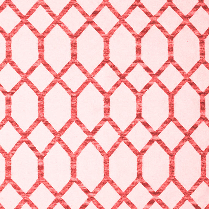 Machine Washable Terrilis Red Contemporary Rug, wshcon631red