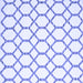 Square Machine Washable Terrilis Blue Contemporary Rug, wshcon631blu