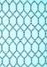 Machine Washable Terrilis Light Blue Contemporary Rug, wshcon631lblu