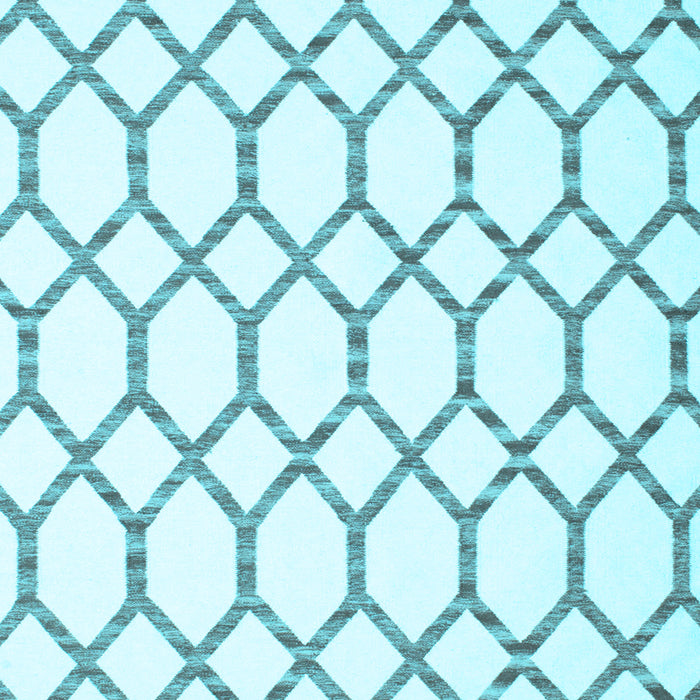 Machine Washable Terrilis Light Blue Contemporary Rug, wshcon631lblu