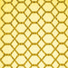 Square Terrilis Yellow Contemporary Rug, con631yw