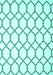 Terrilis Turquoise Contemporary Rug, con631turq