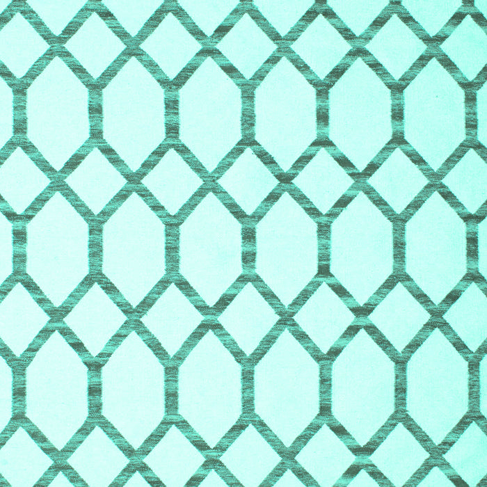 Terrilis Turquoise Contemporary Rug, con631turq