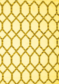 Terrilis Yellow Contemporary Rug, con631yw