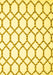 Terrilis Yellow Contemporary Rug, con631yw