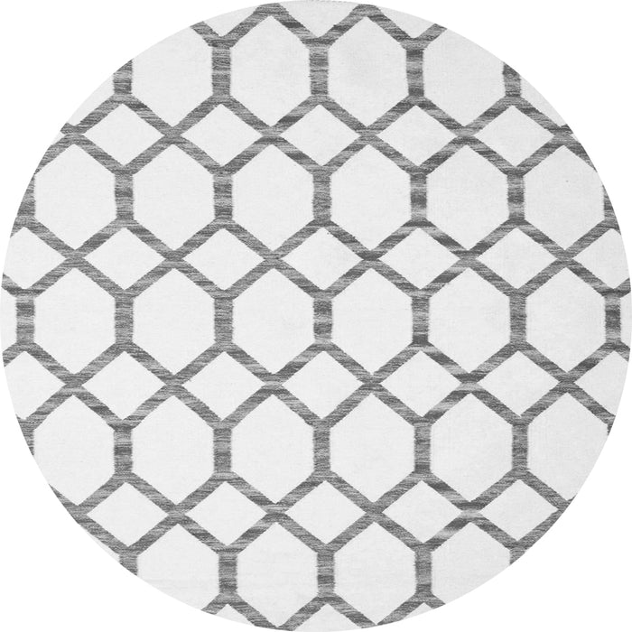 Machine Washable Terrilis Gray Contemporary Rug, wshcon631gry