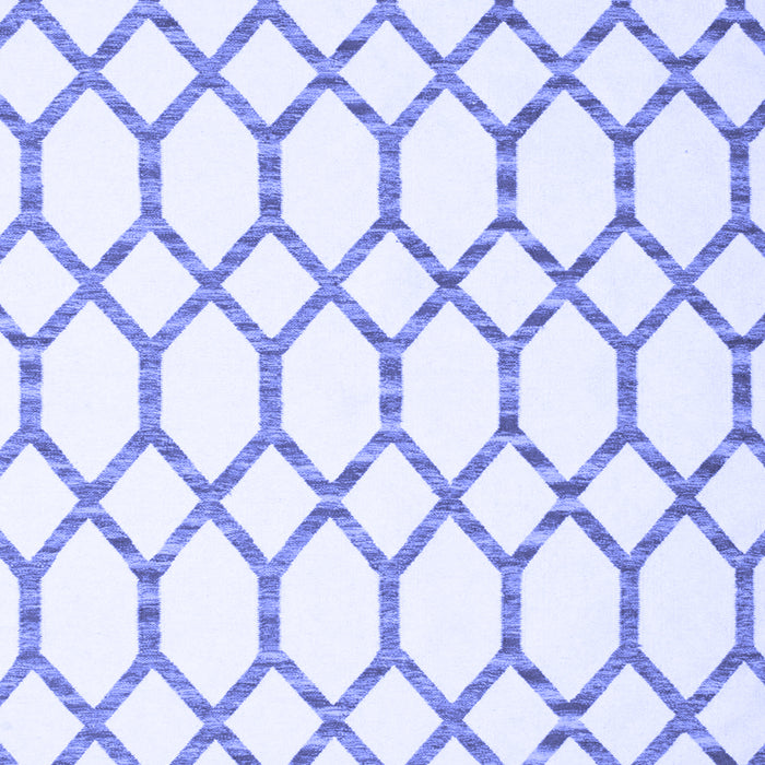 Machine Washable Terrilis Blue Contemporary Rug, wshcon631blu