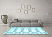 Machine Washable Terrilis Light Blue Contemporary Rug in a Living Room, wshcon631lblu