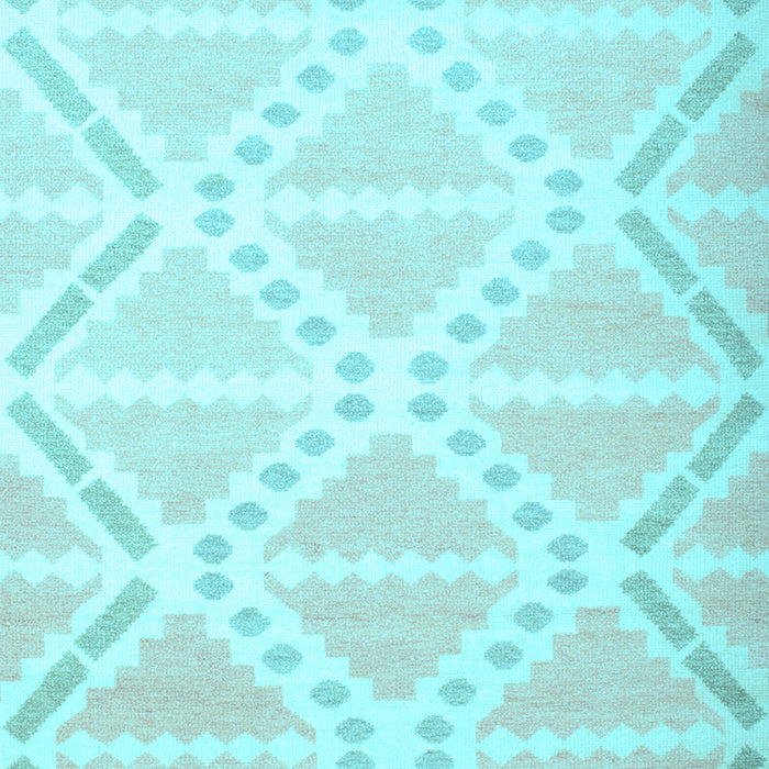 Abstract Light Blue Contemporary Rug, con632lblu